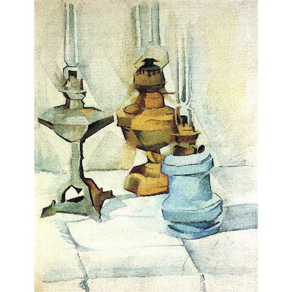 Juan Gris - Still Life With Three Lamps