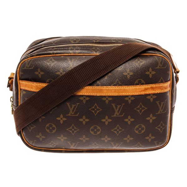 Louis Vuitton Brown Monogram Canvas Reporter PM Messenger Bag