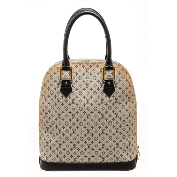 Louis Vuitton Neutrals Canvas Alma Haut Top Handle Bag