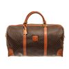 Image 1 : Celine Brown Macadam Pattern Logo Embossed Big Boston Bag