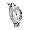 Image 3 : Rolex Ladies Stainless Steel Silver Index Smooth Bezel Date Watch 26MM With Role