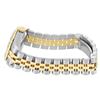 Image 7 : Rolex Ladies Quickset 2Tone 18K Diamond Bezel Datejust Hidden Clasp Jubilee Band