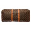 Image 4 : Louis Vuitton Brown Monogram Canvas Keepall 55 Travel Bag