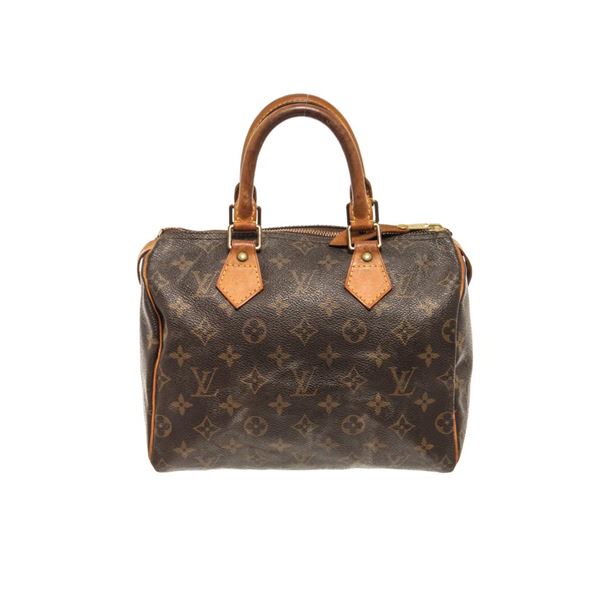 Louis Vuitton Brown Monogram Speedy 25 Satchel Bag