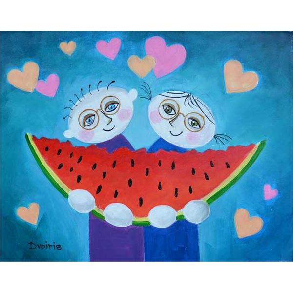 DVOIRIS ** WATERMELON TWINS ** ORIGINAL