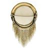 Image 3 : Antique Victorian Large Etruscan 14k Gold Twisted Wire Fringe Dangle Brooch Pin