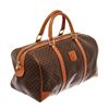 Image 2 : Celine Brown Canvas Leather Macadam Travel Bag