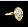 Image 1 : 0.58 ctw Diamond Ring - 14KT Two Tone Gold