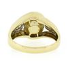 Image 7 : 14K TT Gold 10.1mm Dark Gray Tahitian Pearl Solitaire Bezel Diamond 3 Stone Ring