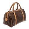 Image 3 : Celine Dark Brown Leather Macadam Boston Bag