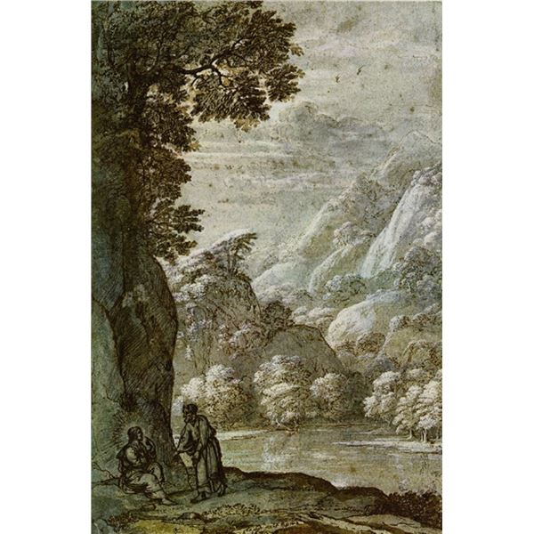 Claude Lorrain - Christs Seduction in Wilderness