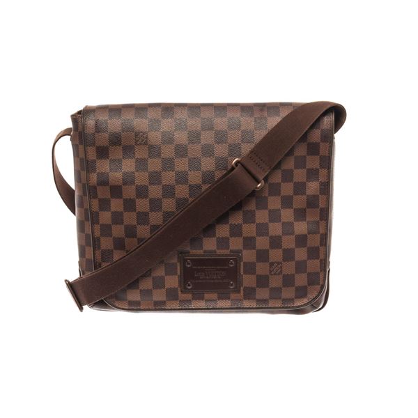 Louis Vuitton Brown Damier Ebene Brooklyn MM Messenger Bag