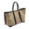 Image 2 : Hermes Beige Canvas Garden Party Tote Bag