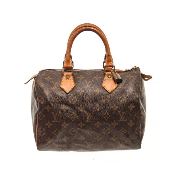 Louis Vuitton Brown Monogram Speedy 25 Handbag