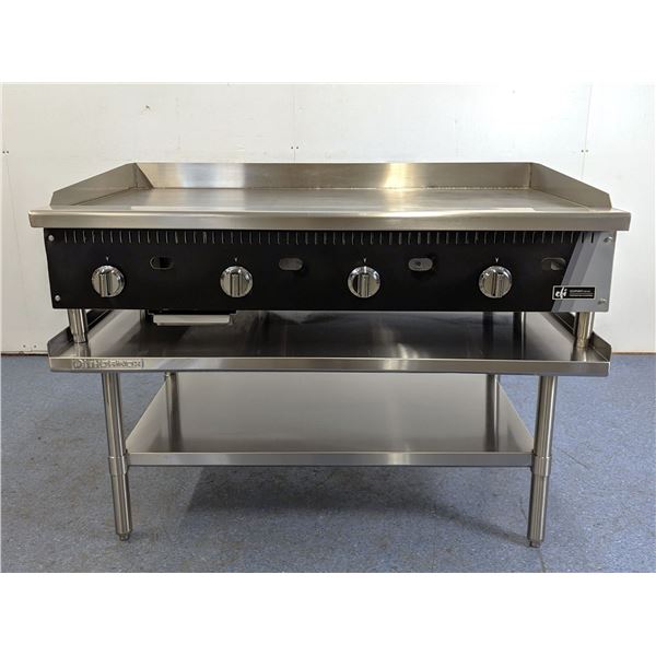 EFI RCTTG-48N 48  Thermostatic Natural Gas Griddle With Stand