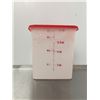 Image 3 : 7.5qt Cambro White Food Storage Containers With Lids - Lot of 8 (16 pieces)