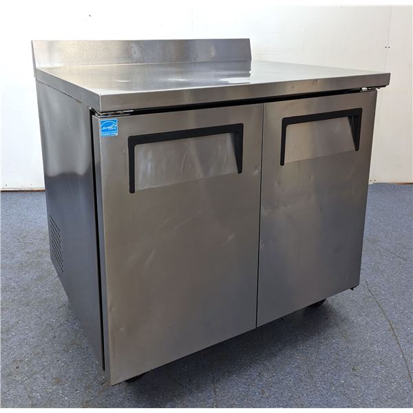 True TWT-36 36" Two Solid Door Worktop Cooler