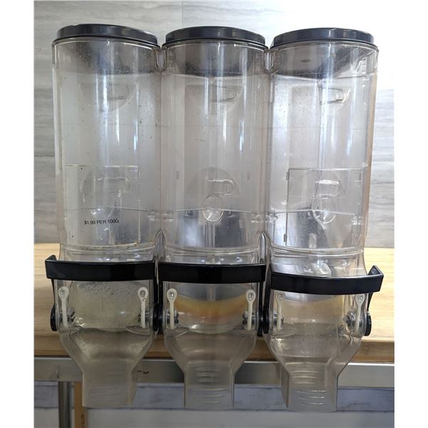Radeus Generation Gravity Fed Dry Bulk Dispensers - Lot of 3