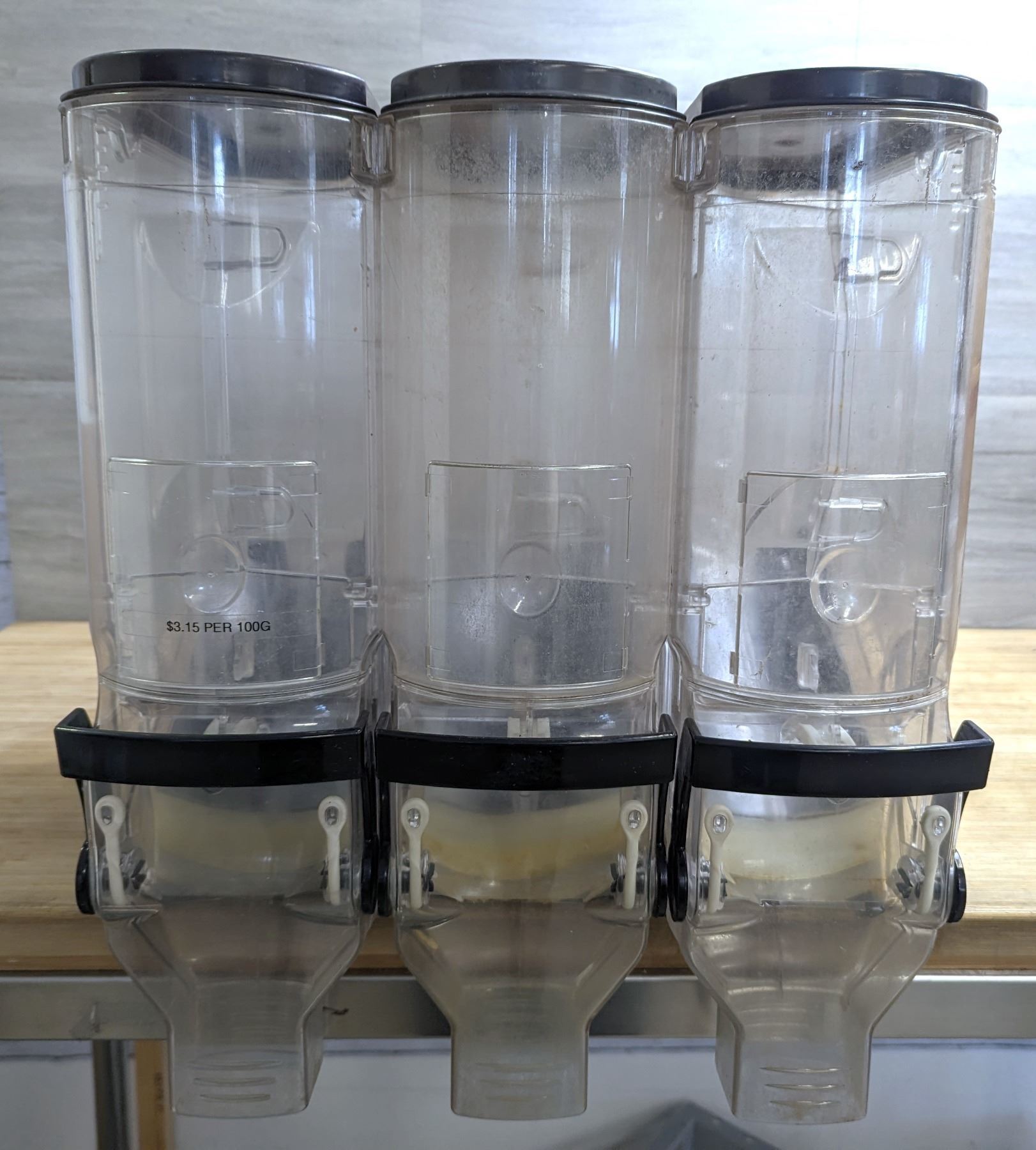 Used Trade Fixtures Radeus Model 418 Gravity Bin Dispenser - 2 Gallon Bulk Food Container
