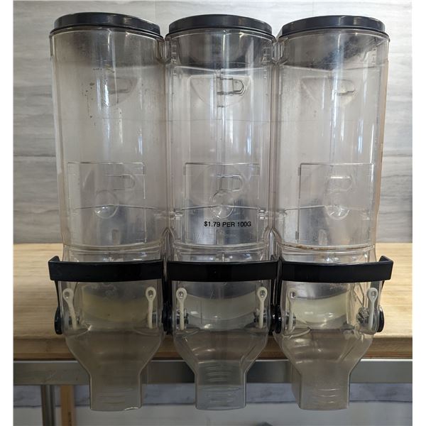 Radeus Generation Gravity Fed Dry Bulk Dispensers - Lot of 3