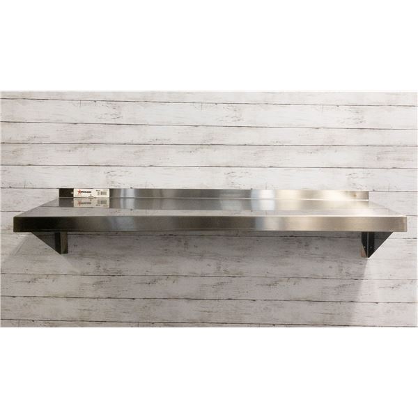 16" x 48" Stainless Wall Shelf, Omcan 24410