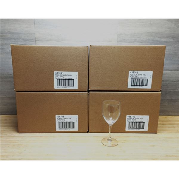 8.5oz Nuance Wine Glasses - Lot of 48 (4 Cases)