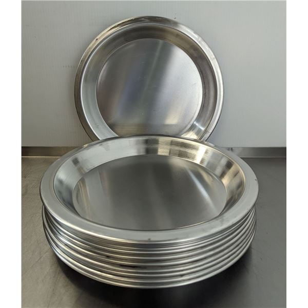 American Metalcraft 10-7/8" Dia Aluminum Pie Pans - Lot of 12