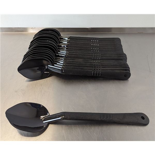 Carlisle 13" Solid Serving Spoons - Lot of 18