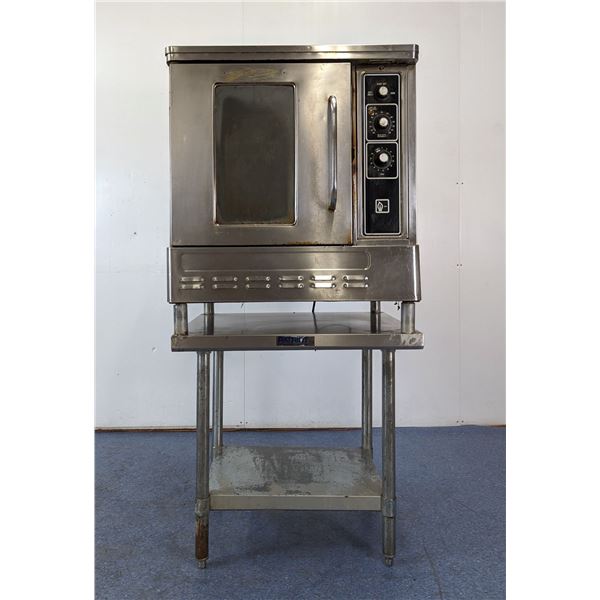 Half Size Gas Single Deck Convection Oven With Stand