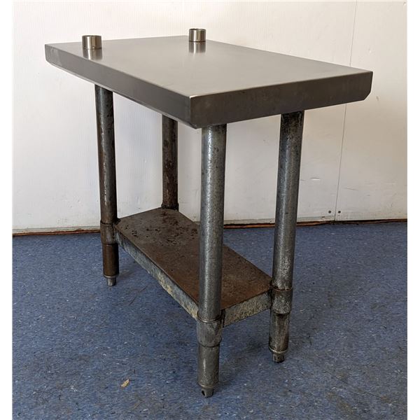 15" x 24" x 24-1/2" Stainless Steel Work Table