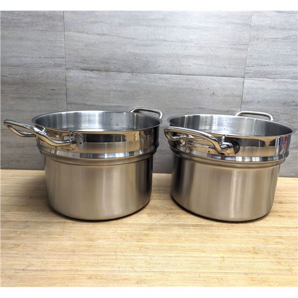 Double Boilers For 12qt Stock Pot - Lot of 2