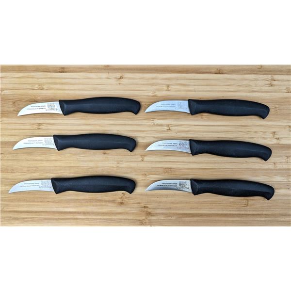 2.5" Turning Knives Poly Handle, Omcan 12475 - Lot of 6