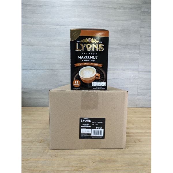 Lyons Hazelnut Instant Coffee, 15g - Lot of 120 (1 Case)