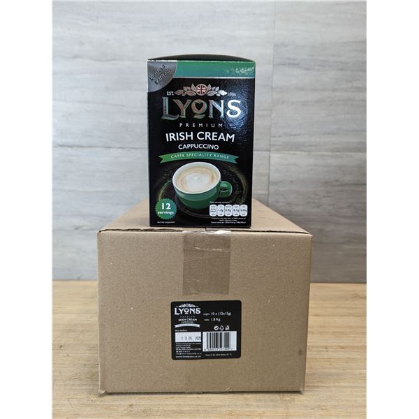 Lyons Irish Cream Instant Coffee, 15g - Lot of 120 (1 Case)