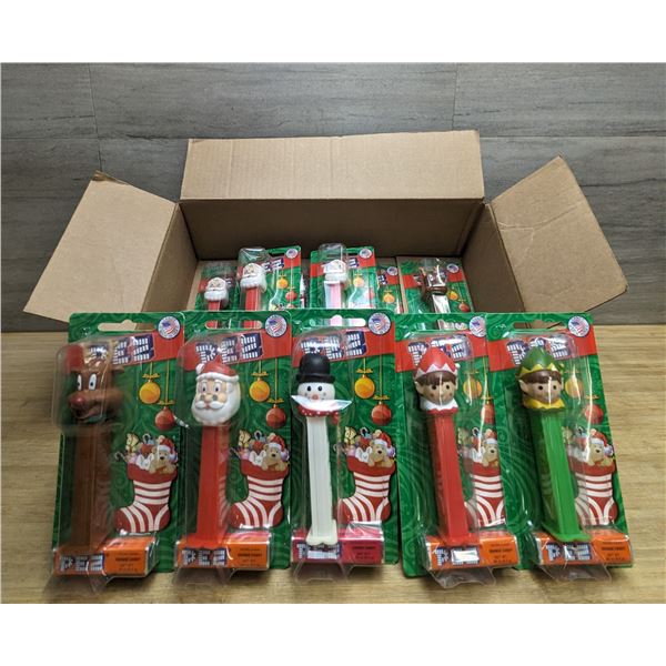 Pez Christmas Dispensers - Lot of 11pcs