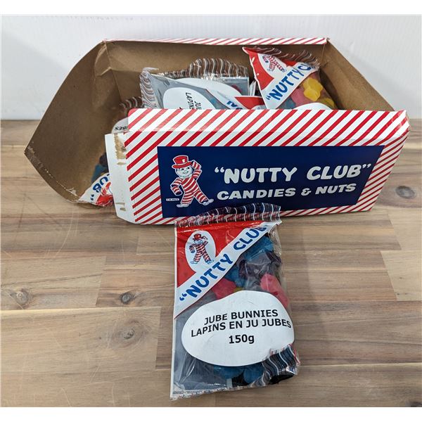 Nutty Club Jube Bunnies, 150g - Lot of 60 (1 Case)