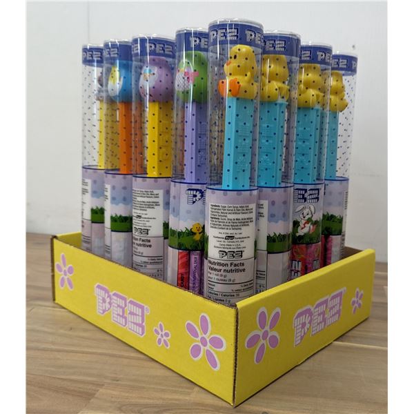 Pez Easter Tubes, Dispensers & Candy, 18ct - Lot of 48 Boxes (864 Tubes)