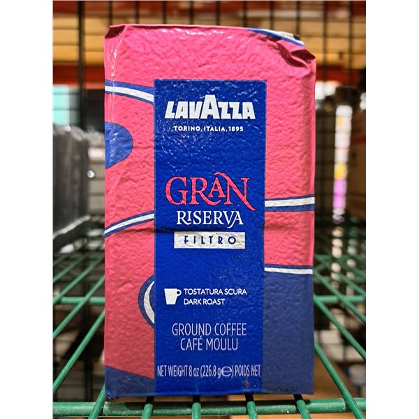 Lavazza Gran Dark Roast Ground Coffee 226.8g - Lot of 15