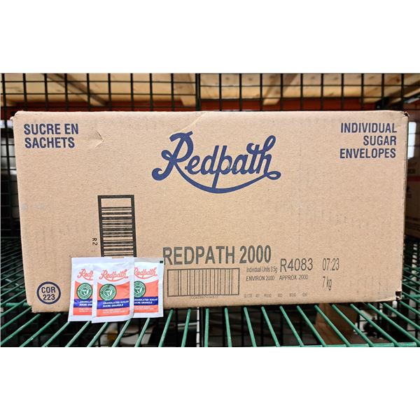 Redpath Individual Sugar Envelopes 3.5g - Approx.2000 ( 1 case )