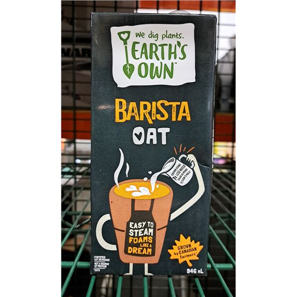 Earth's Own Barista Oat 946ml - Lot of 12