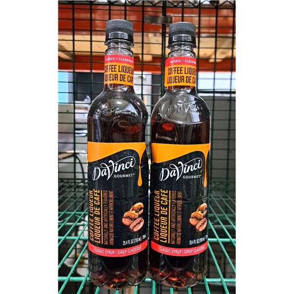 Davinci Gourmet Coffee Liqueur 750mL - Lot of 2 ( 1 box )