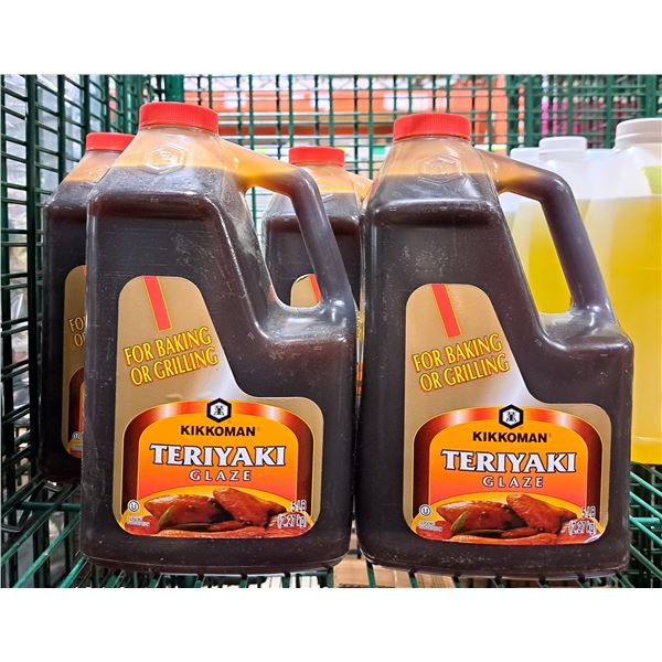 Kikkoman Teriyaki Glaze 5Lb - Lot of 4