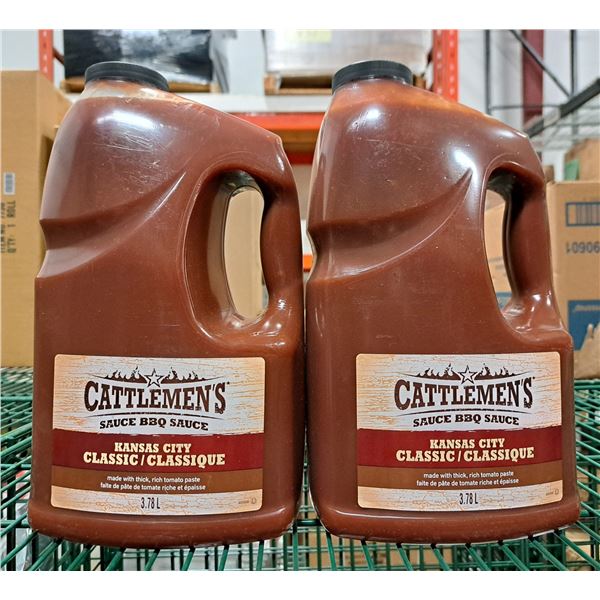 Cattleman's BBQ Sauce 3.78L - Lot of 2