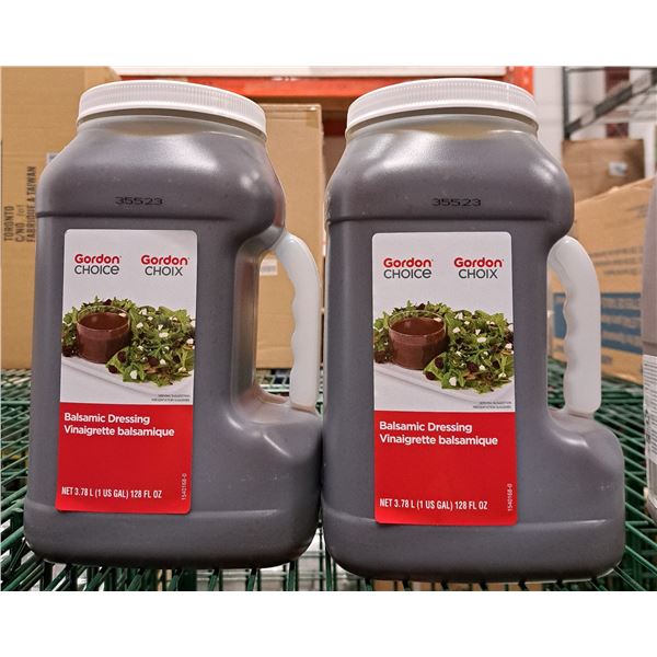 Gordon choice Balsamic Dressing 3.78L - Lot of 2