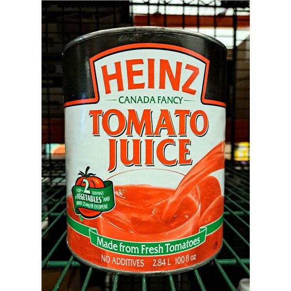 Heinz Tomato Juice 2.84L - Lot of 5
