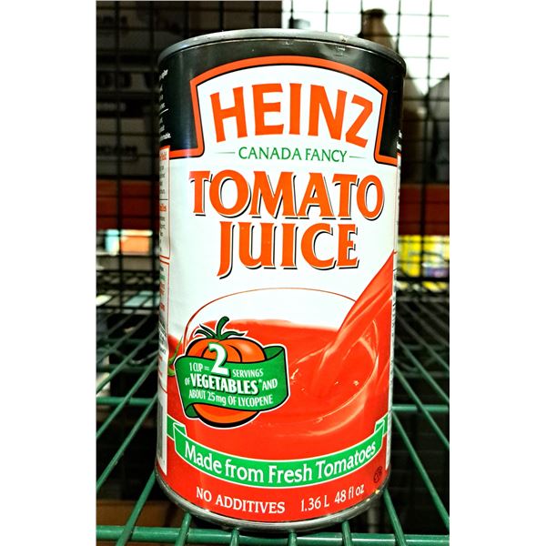 Heinz Tomato Juice 1.36L - Lot of 8
