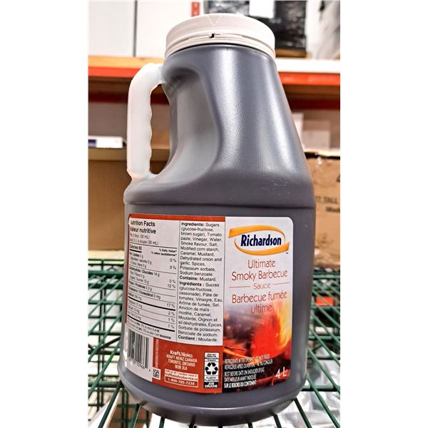 Richardson Ultimate Smokey BBQ Sauce 4L