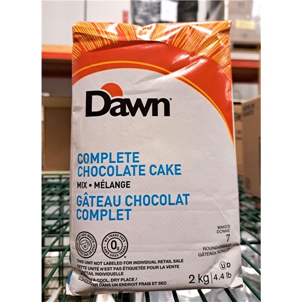 Dawn Complete Chocolate Cake Mix 2kg  - Lot of 4
