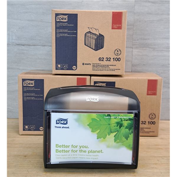 Tork Tabletop Napkin Dispenser - Lot of 3