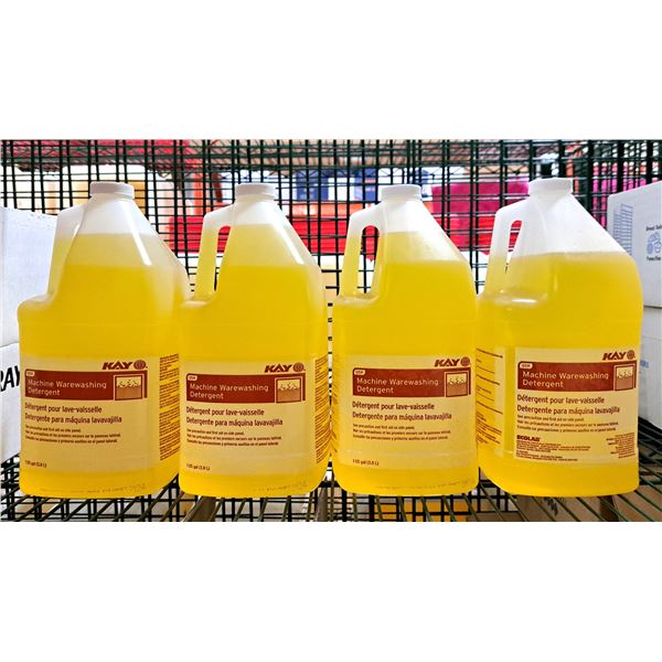 Kay Machine Warewashing Detergent 3.8L - Lot of 4